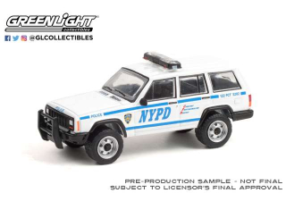 1993 Jeep Cherokee New York City Police Dept (NYPD)  1:64 