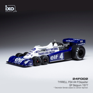 Tyrrell P34, GP Belgium, P.Depailler, 1977 1:24 - dodanie 14-28 dní