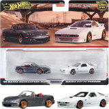 Hot Wheels Mazda RX7 FC Pandem & 2004 Mazda Miata 