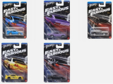 Hot Wheels Fast & Furious - set 5 modelov