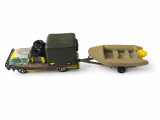 Dodge Safari s prívesom a nafukovacím člnom – 1:80