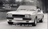 Ford Capri MK II X-Pack čierny (1975) - REZERVÁCIA