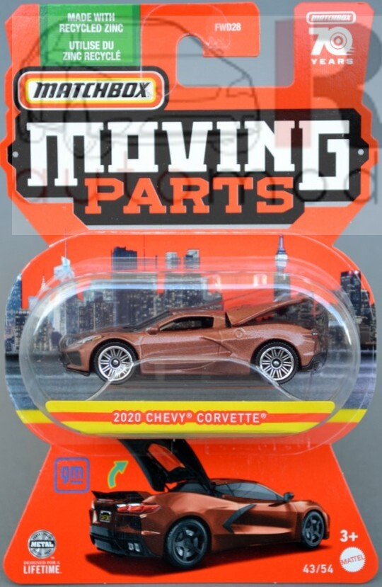 Matchbox Moving Parts Corvette C8