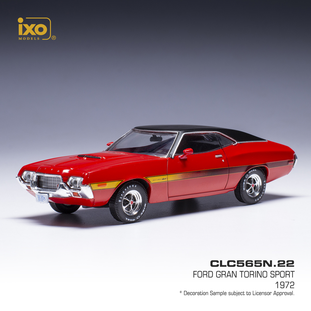 Ford Gran Torino sport, red, 1972 