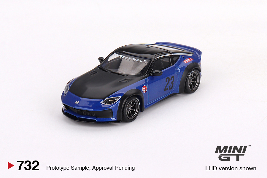Nissan Z LB★NATION WORKS Seiran Blue 1:64