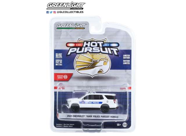2021 Chevrolet Tahoe Police Pursuit Vehicle (PPV) Houston, Texas METRO Police 1:64 