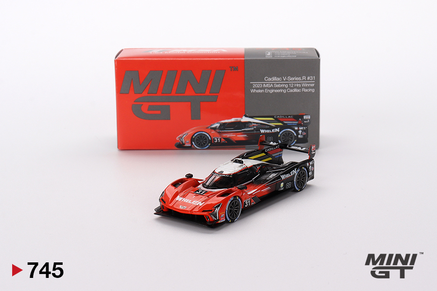 Cadillac V-Series.R #31 Whelen Engineering Cadillac Racing 2023 IMSA Sebring 12 Hrs Winner 1:64