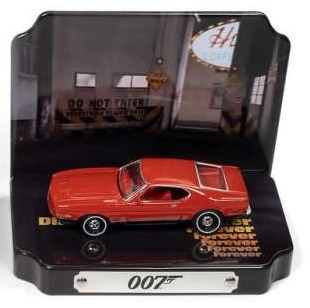 1971 Ford Mustang Mach 1, red *Diamonds Are Forever* James Bond 007 1:64 