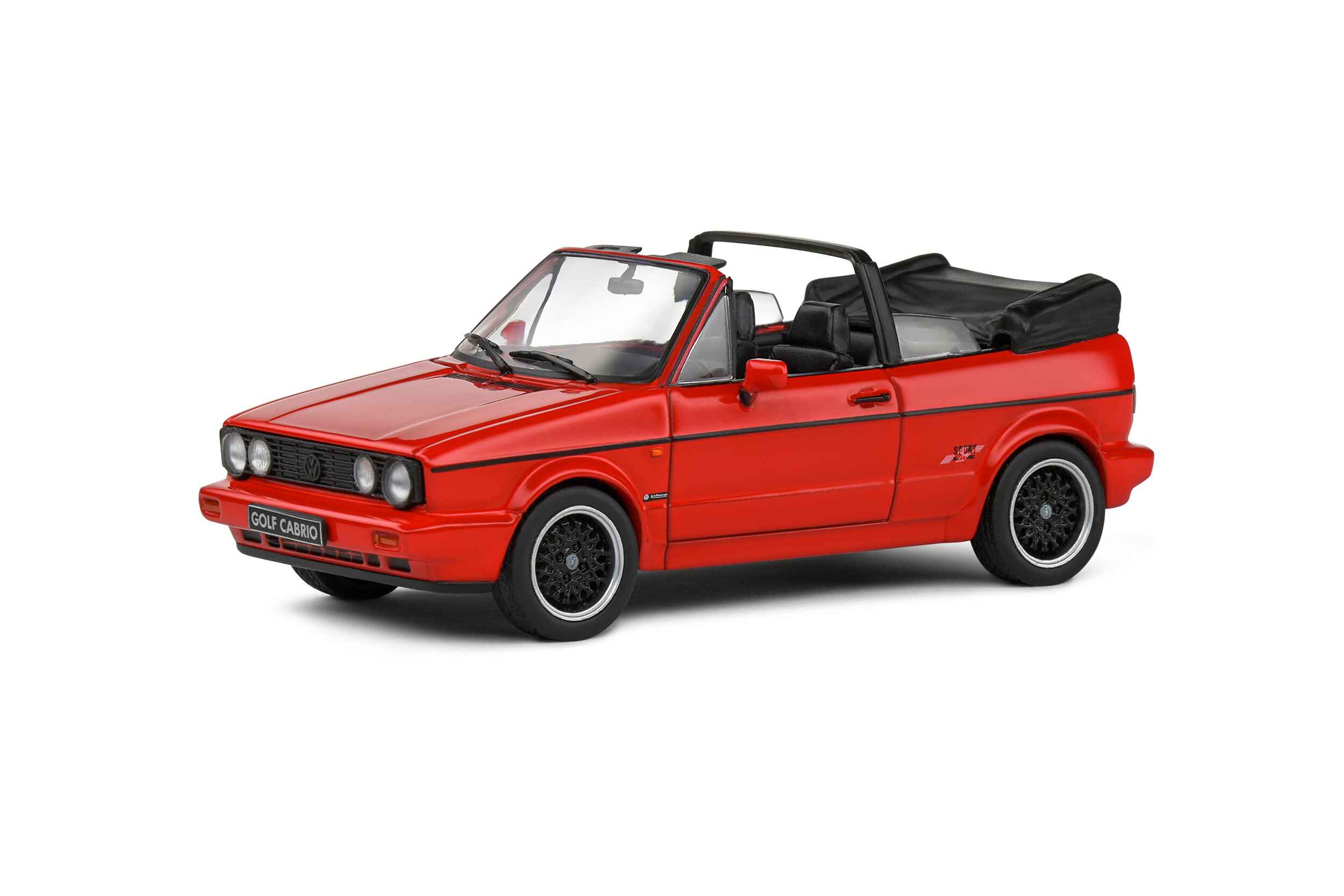 Volkswagen Golf MKI Convertible Sportline – Tornado Red (1992)