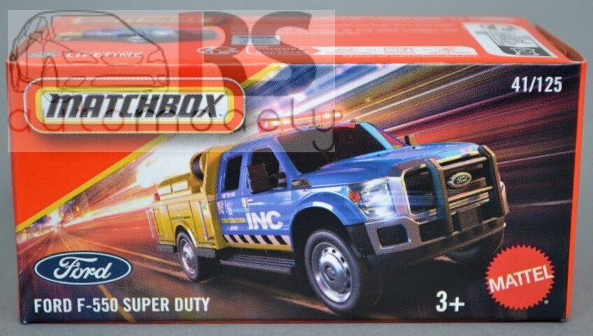 Matchbox Power Grab Ford F-550 Super Duty