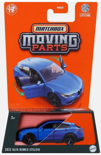 Matchbox Moving Parts 2022 Alfa Romeo Stelvio