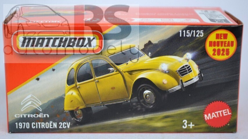 Matchbox Power Grab 1970 Citroen 2CV