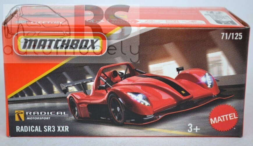 Matchbox Power Grab Radical SP3 XXR
