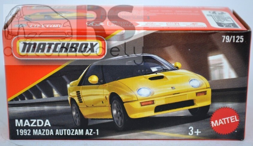 Matchbox Power Grab 1992 Mazda Autozam AZ-1