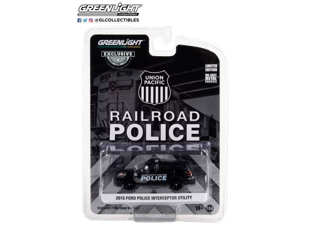 2015 Ford Police Interceptor Utility Union Pacific Railroad Police 1:64