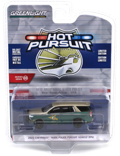 2023 Chevrolet Tahoe Police Pursuit Vehicle (PPV) New Hampshire State Police 1:64