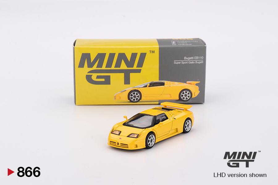 Bugatti EB110 Super Sport Giallo Bugatti 1:64