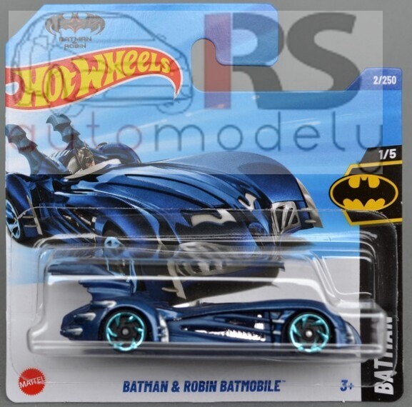 Hot Wheels Batman & Robin Batmobile