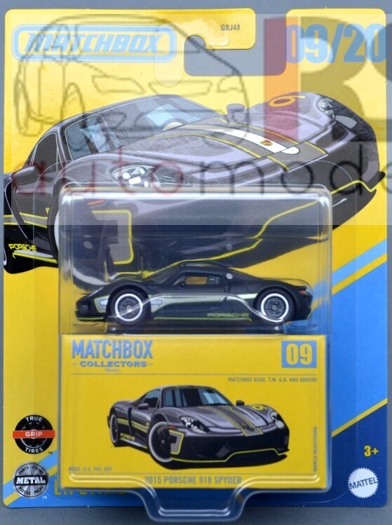 Matchbox Collectors 2015 Porsche 918 Spyder