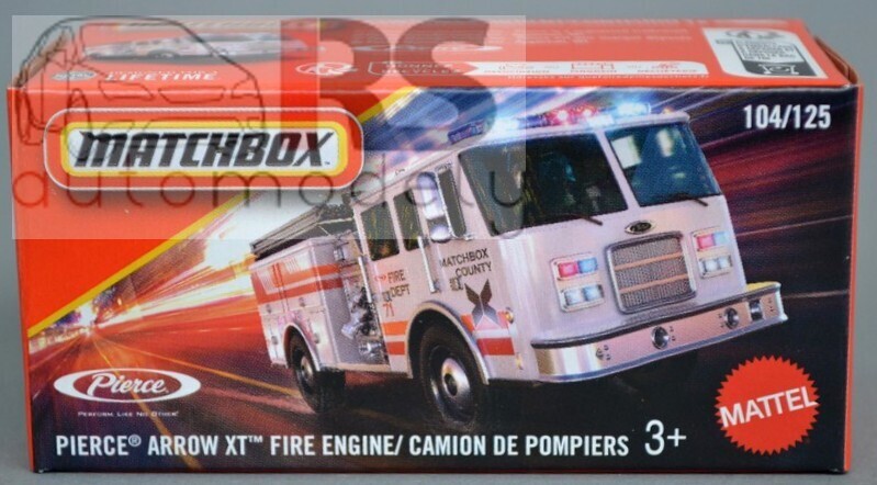 Matchbox Power Grab Pierce Arrow XT Fire Engine
