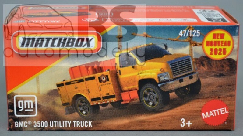 Matchbox Power Grab GMC 3500 Utility Truck
