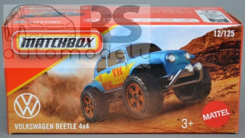 Matchbox Power Grab Volkswagen Beetle 4x4