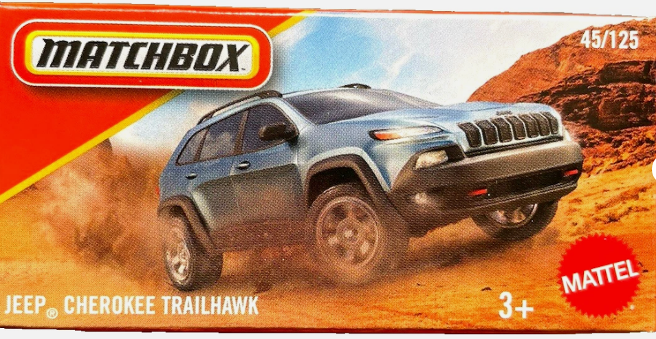 Matchbox Power Grab Jeep Cherokee Trailhawk