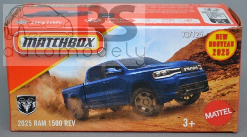 Matchbox Power Grab 2025 RAM 1500 REV