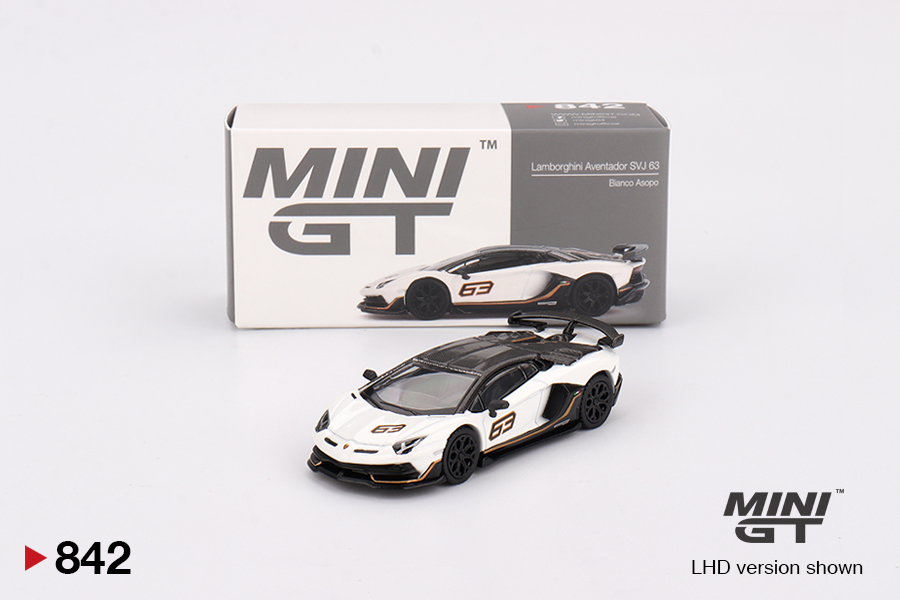 Lamborghini Aventador SVJ 63 Bianco Asopo 1:64 