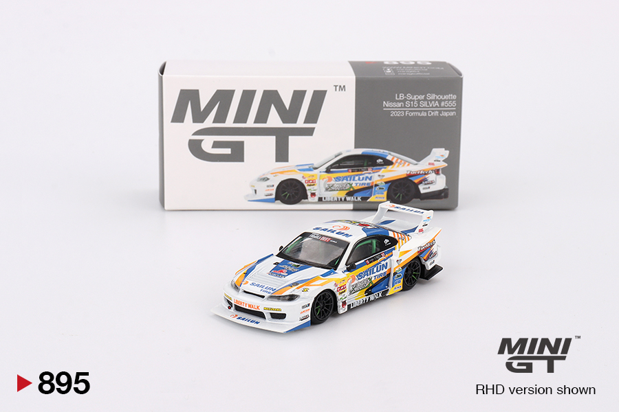 Nissan LB-Super Silhouette S15 SILVIA #555 2023 Formula Drift Japan 1:64