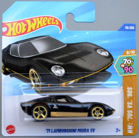 Hot Wheels ´71 Lamborghini Miura SV