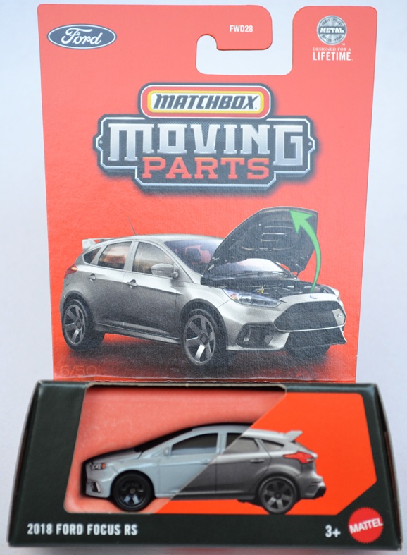 Matchbox Moving Parts 2018 Ford Focus RS