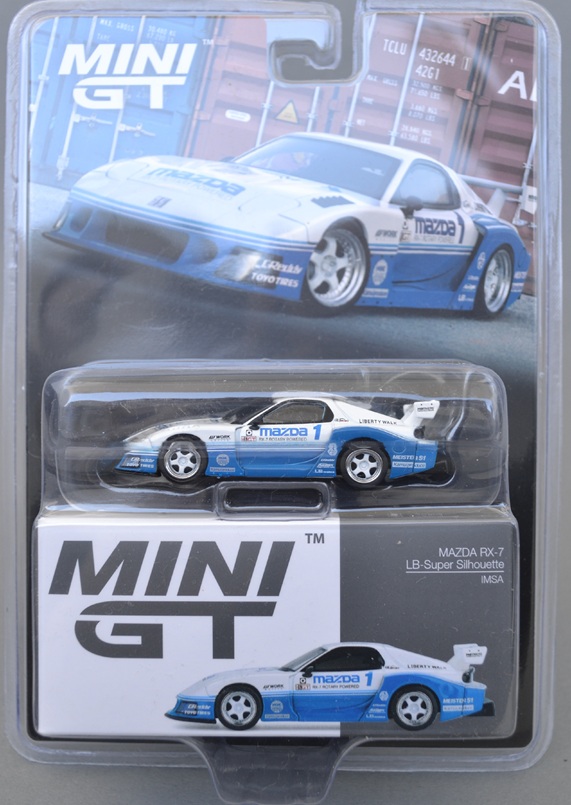 MAZDA RX-7 LB-Super Silhouette IMSA 1:64 -  balenie blister