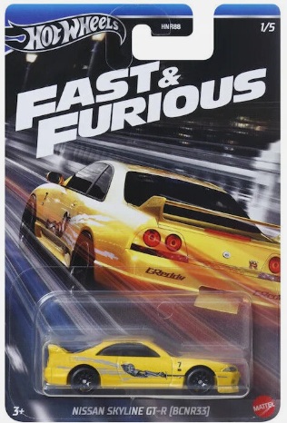 Hot Wheels Nissan Skyline GT-R (BCNR33)