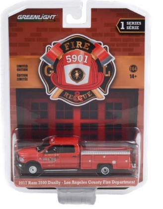 2017 Dodge Ram 3500 Dually Los Angeles County Fire Department 1:64