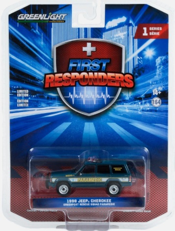 1998 Jeep Cherokee Greenport Rescue Squad Paramedic 1:64