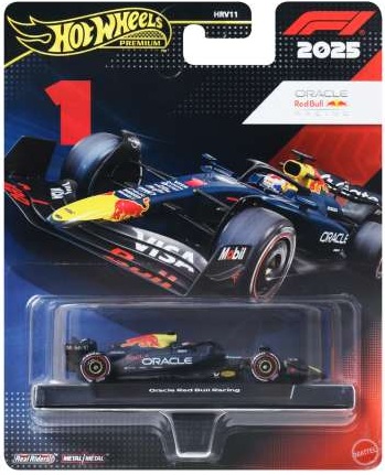 Hot Wheels Premium Oracle Red Bull Racing Formula 1 2025 Team #1 Max Verstappen