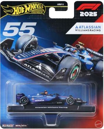 Hot Wheels Premium Williams Racing Formula 1 2025 Team #55 Carlos Sainz
