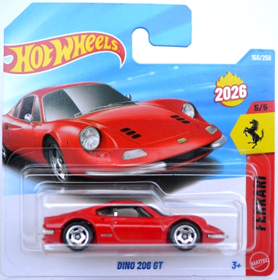 Hot Wheels Ferrari Dino 206 GT