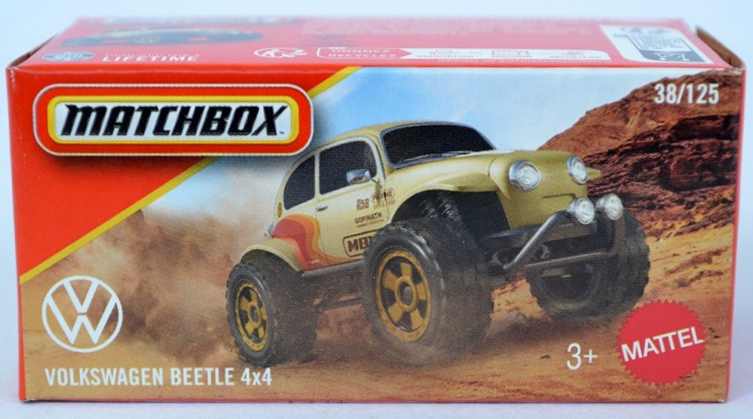 Matchbox Power Grab Volkswagen Beetle 4x4