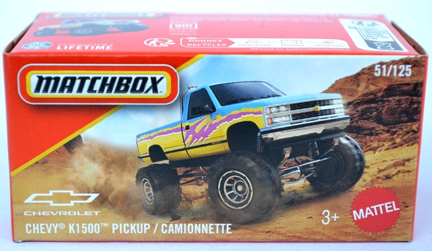Matchbox Power Grab Chevy K1500 PickUp