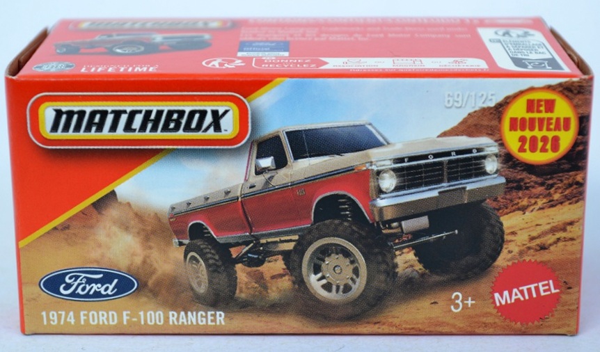 Matchbox Power Grab 1974 Ford F-100 Ranger