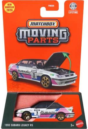 Matchbox Moving Parts 1993 Subaru Legacy RS