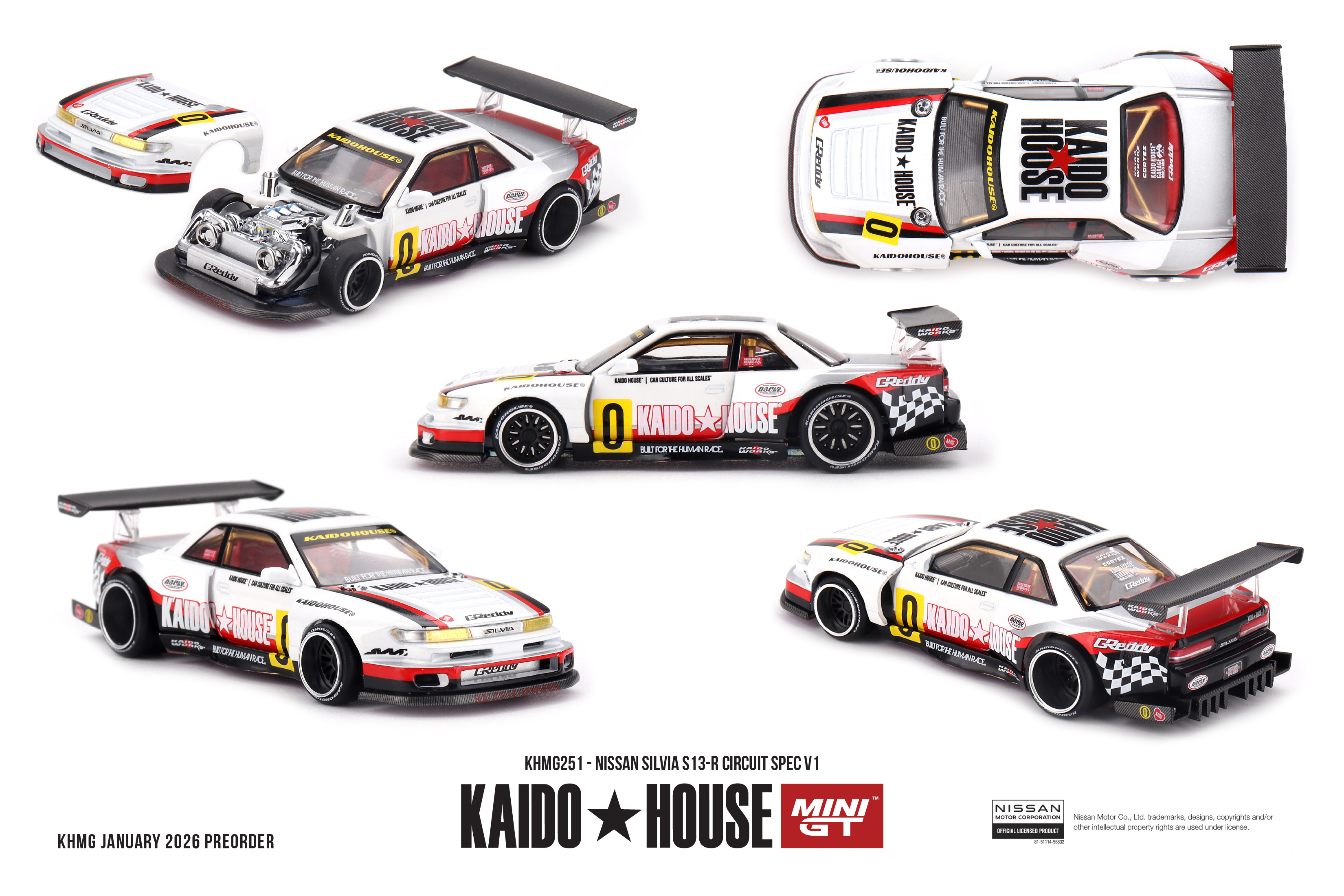Nissan Silvia S13-R Circuit Spec V1 1:64 