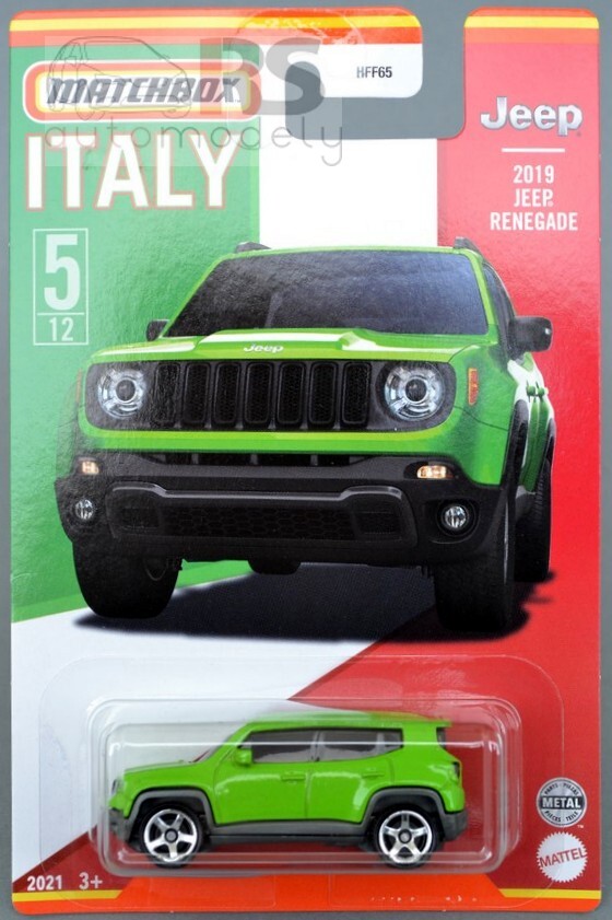 Matchbox Best of Italy 2019 Jeep Renegade 