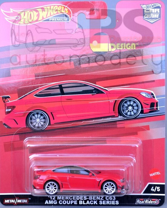 Hot Wheels ´12 Mercedes-Benz C63 AMG Coupe Black Series