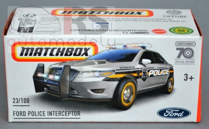 Matchbox Power Grab Ford Police Interceptor  