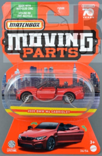 Matchbox Moving Parts 2020 BMW M4 Cabriolet 