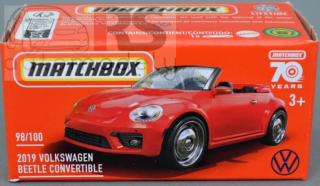 Matchbox Power Grab 2019 Volkswagen Beetle Convertible 