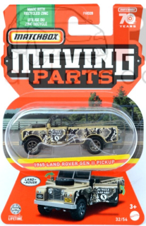 Matchbox Moving Parts 1965 Land Rover Gen II Pick Up